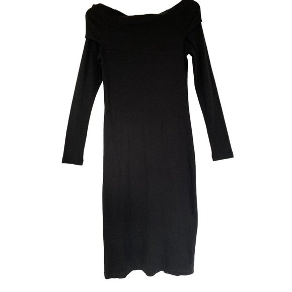 Universal thread, Elegant dress for women, Black, cotton and polyester, size M. - Picture 2 of 7